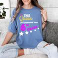 Queen 6th Grade Graduation For Girls Women's Comfort Colors T-Shirt Blue Jean