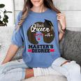 Queen Masters Degree Graduation Social Work MSW MPH Women's Comfort Colors T-Shirt Blue Jean