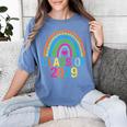 Rainbow Senior 2029 Shirt Class Of 2029 Cute Graduation Women's Comfort Colors T-Shirt Blue Jean