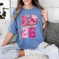 Retro Senior 2026 Coquette Bow Graduation Class Of 2026 Women's Comfort Colors T-Shirt Blue Jean