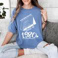 Reunion Class Of 1980 School Graduation Blast From The Past Women's Comfort Colors T-Shirt Blue Jean