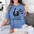 School Counselor t Shirt School Teacher Graduation Idea Women's Comfort Colors T-Shirt Blue Jean