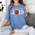Senior 2019 Basketball Shirt Graduation Class Of 2019 Stars Women's Comfort Colors T-Shirt Blue Jean