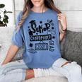 Senior 2021 Graduate 12th Grade Quarantine Senior Graduation Women's Comfort Colors T-Shirt Blue Jean