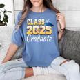 Senior 2025 Class Of 2025 Senior Graduate 2025 Graduation Women's Comfort Colors T-Shirt Blue Jean Senior 2025 Class Of 2025 Senior Graduate 2025 Graduation Women's Comfort Colors T-Shirt Blue Jean