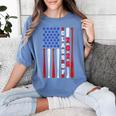 Senior 2026 Baseball American Flag Class Of 2026 Graduation Women's Comfort Colors T-Shirt Blue Jean