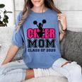 Senior Cheerleader Mom Cheer Class Of 2025 Graduation Women Women's Comfort Colors T-Shirt Blue Jean