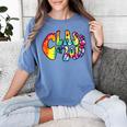 Senior Class Of 2019 Boho Tie Dye Graduation Women's Comfort Colors T-Shirt Blue Jean