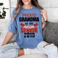 Senior Class Of 2019 Tshirt Graduation Awesome Grandma Women's Comfort Colors T-Shirt Blue Jean