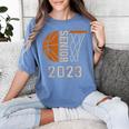 Senior Class Of 2023 Graduation Basketball Team Graduate Women's Comfort Colors T-Shirt Blue Jean