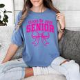 Senior Class Of 2026 Coquette Pink Bow Graduation 2026 Women's Comfort Colors T-Shirt Blue Jean