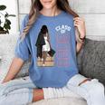 Senior Class Of 2026 Melanin Girl 2026 Graduation Women's Comfort Colors T-Shirt Blue Jean