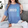 Senior Graduation Class Of 2023 Cute Senior 2023 Women's Comfort Colors T-Shirt Blue Jean