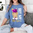 Senior Graduation TShirt 2019 Got My Diploma Llama Pun Shirt Women's Comfort Colors T-Shirt Blue Jean