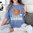 Senior Grandma Class Of 2026 Basketball Graduation Heart Women's Comfort Colors T-Shirt Blue Jean