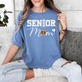 Senior Mom 2026 Football Mommy Class Of 2026 Graduation Women's Comfort Colors T-Shirt Blue Jean