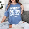 Senior Mom Squad Baseball Class Of 2023 Graduation Women's Comfort Colors T-Shirt Blue Jean