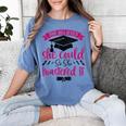 She Believed She Could So She Mastered It Graduation Women's Comfort Colors T-Shirt Blue Jean