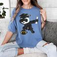 Student Graduation 2022 Panda Football Boys Girls Teenager Women's Comfort Colors T-Shirt Blue Jean