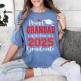 Super Proud Grandad Of 2025 Graduate Graduation Family Premium Women's Comfort Colors T-Shirt Blue Jean