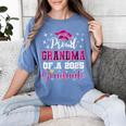 Super Proud Grandma Of 2025 Graduate Graduation Family Women's Comfort Colors T-Shirt Blue Jean