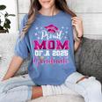 Super Proud Mom Of 2025 Graduate Senior Graduation Family Women's Comfort Colors T-Shirt Blue Jean