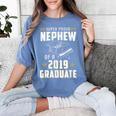 Super Proud Nephew Of A 2019 Graduate Shirt Graduation Women's Comfort Colors T-Shirt Blue Jean