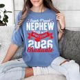 Super Proud Nephew Of a 2026 Graduate 26 Graduation Women's Comfort Colors T-Shirt Blue Jean