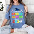 I Survived Kindergarten Graduation 2025 Graduate Boys Girls Women's Comfort Colors T-Shirt Blue Jean