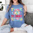 Thank You 1st Grade Teachers Graduation Last Day Of School Women's Comfort Colors T-Shirt Blue Jean