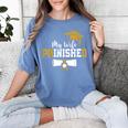 My Wife Phinished PhD Graduation Family Matching Women's Comfort Colors T-Shirt Blue Jean