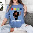 Women HBCU Grad 2025 College Graduation Apparel Women's Comfort Colors T-Shirt Blue Jean