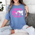Wrestling Senior Mom Wrestling Senior 2026 Graduation Women's Comfort Colors T-Shirt Blue Jean