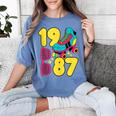 1987 Retro Raised In The 80s Old School Nostalgia Vibes Women's Comfort Colors T-Shirt Chalky Mint