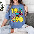 1990 Retro Raised In The 90s Old School Nostalgia Vibes Women's Comfort Colors T-Shirt Chalky Mint 1990 Retro Raised In The 90s Old School Nostalgia Vibes Women's Comfort Colors T-Shirt Chalky Mint