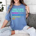 90's Lover Nineties 1990's Born Nostalgia Politics Women's Comfort Colors T-Shirt Chalky Mint