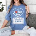 90s Nostalgia Cassette Heart Retro I Love The 90s Women's Comfort Colors T-Shirt Chalky Mint