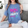 90's Party 90s Nostalgia Retro Rave Dance Music Women's Comfort Colors T-Shirt Chalky Mint