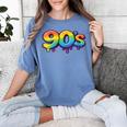 90s Retro Pop Art Rainbow Lips Nostalgia Costume 90s Women's Comfort Colors T-Shirt Chalky Mint 90s Retro Pop Art Rainbow Lips Nostalgia Costume 90s Women's Comfort Colors T-Shirt Chalky Mint