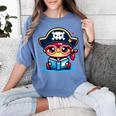 Adorable Book Lover Pirate With Reading Glasses Cute Women's Comfort Colors T-Shirt Chalky Mint Adorable Book Lover Pirate With Reading Glasses Cute Women's Comfort Colors T-Shirt Chalky Mint
