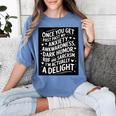 Anxiety Awkward Dark Humor Quote Introverts Sarcastic Women's Comfort Colors T-Shirt Chalky Mint