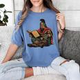 Attila The Hun Reading A Book Women's Comfort Colors T-Shirt Chalky Mint