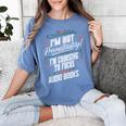Audiobook Lover I’m Not Procrastinating Book Humor Women's Comfort Colors T-Shirt Chalky Mint