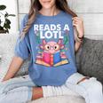 Axolotl Books Readsalotl Reading Bookworm Boys Girls Women's Comfort Colors T-Shirt Chalky Mint Axolotl Books Readsalotl Reading Bookworm Boys Girls Women's Comfort Colors T-Shirt Chalky Mint