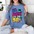 Back To The 90s Nostalgia Cassette Game Console Boombox Women's Comfort Colors T-Shirt Chalky Mint Back To The 90s Nostalgia Cassette Game Console Boombox Women's Comfort Colors T-Shirt Chalky Mint