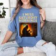 Bigfoot Saturday Morning Nostalgia Women's Comfort Colors T-Shirt Chalky Mint