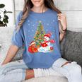 Book Christmas Tree Bookworm Gingerbread Man Snowman Reading Women's Comfort Colors T-Shirt Chalky Mint Book Christmas Tree Bookworm Gingerbread Man Snowman Reading Women's Comfort Colors T-Shirt Chalky Mint