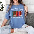 Book Club Read Reading Librarian Men Women Kids Women's Comfort Colors T-Shirt Chalky Mint