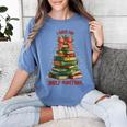 Book Lover Christmas Tree I Have No Shelf Control Women's Comfort Colors T-Shirt Chalky Mint