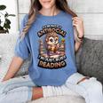 Book Lover Hedgehog Reading Books Introvert Bookworm Women's Comfort Colors T-Shirt Chalky Mint
